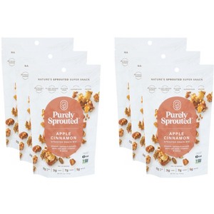 Purely Sprouted Apple Cinnamon Snack Mix - Case of 6 - 4 oz - 1 of 2