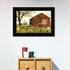 "Flag Barn" By Billy Jacobs, Ready to Hang Framed Print, Black Frame - 3 of 4