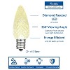 Novelty Lights C9 LED Faceted Christmas Replacement Bulbs Dimmable - 4 of 4