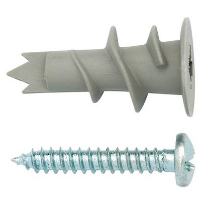 Arrow 10pk Self Drilling Anchor Kit with Screws