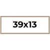 PosterPalooza | Panoramic Minimalist Silver Picture Frame - UV Acrylic, Foam Board Backing, Hanging Hardware - 2 of 4