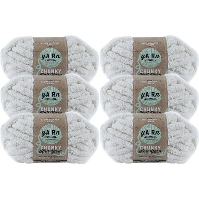 6pk AR Workshop Chunky Knit Yarn Husk - Lion Brand Yarn