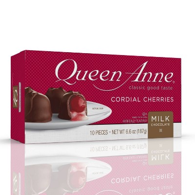 Queen Anne Holiday Milk Chocolate Cordial Cherries - 6.6oz