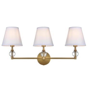 Elegant Lighting Bethany 27 inch Wall Sconce in Satin Gold