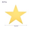 Unique Bargains Decor Material Colorful Cardboard Five Star Cutouts - 2 of 3
