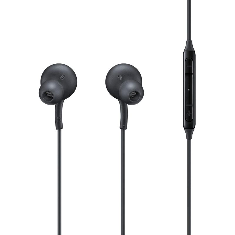 Samsung Type-C EO-IC100BBEGUS Corded In-Ear Headphones with Mic by AKG - Black, 2 of 5