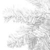 Artificial Christmas Tree White PVC Large Cone-shaped - 4 of 4