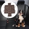 Unique Bargains Flower Prints Pet Car Seat Cover Brown 1 Pc - 2 of 4