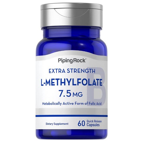 Piping Rock L-methylfolate 7.5 Mg | 60 Capsules : Target