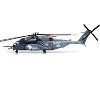 Sikorsky MH-53E Sea Dragon Helicopter "US Navy, Black Stallions, Tail Number 41" Light Gray 1/72 Die Cast Model by Panzerkampf - 2 of 4