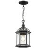 Annex Outdoor Glass Lantern - 8" x 13.75" - Dimmable, Wet Rated, 1 Bulb, Transitional Style - 2 of 4