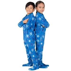 Footed Pajamas - Its A Snow Day Toddler Fleece One Piece - 1 of 4