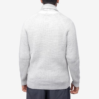 X Ray Men's Big And Tall Shawl Collar Cardigan In Beige Size 5x Large