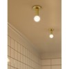 Dainolite Adams 1 - Light Flush Mount in  Aged Brass - 2 of 3