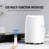 VEVOR 14,000 BTU Portable Air Conditioners, 3-in-1 AC Unit with Remote Control, for 550-700 Sq.Ft,Cool/Dehumidifier/Fan Mode &Rich Accessories ,White - 4 of 4