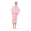 Linum Home Textiles 100% Turkish Cotton Embroidered ''Mr.'' Terry Bathrobe - 2 of 3