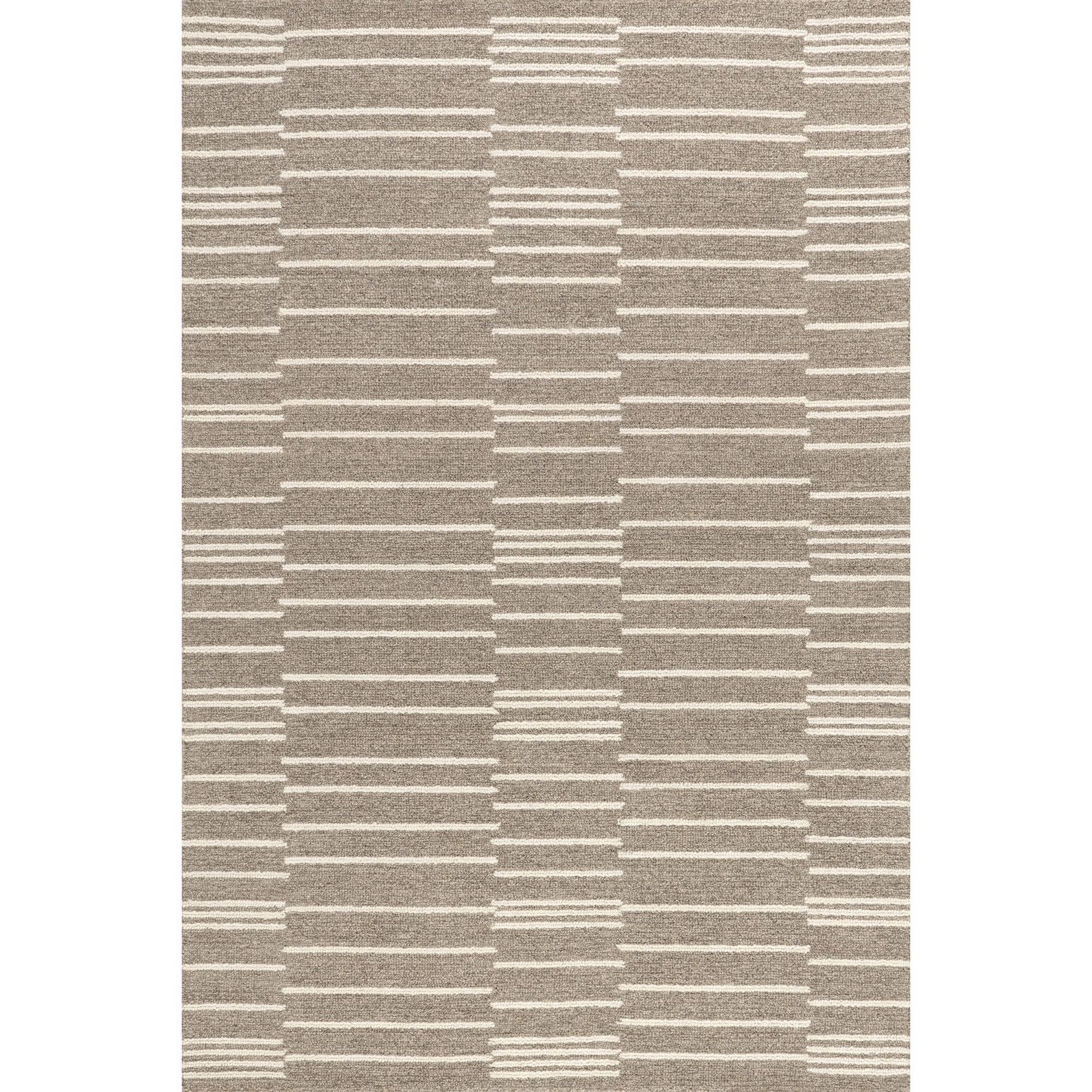 Nuloom Tanaia Contemporary Striped Area Rug, 4' x 6', Tanaia Taupe