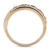 Slickblue Women’s Stainless Steel Ring, Clear Rhinestone, Rose Gold Finish, Fashion Ring, Heart Design, Size 5-10 - 3 of 4