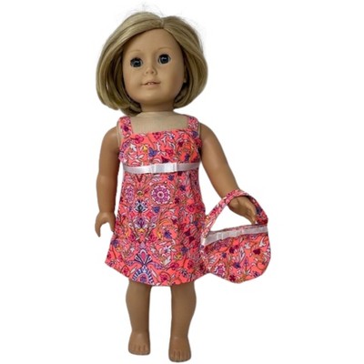 Doll Clothes Superstore Handmade Neon Flower Dress for 18-Inch Dolls  Fits American Girl, Our Generation & My Life Dolls