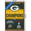 Trends International NFL Green Bay Packers - Champions 23 Framed Wall Poster Prints - 3 of 4