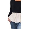 Women's LUCY BUBBLE HEM TOP - VaVa - 3 of 3