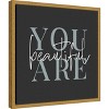 Amanti Art Daily Affirmations V by Wild Apple Portfolio Canvas Wall Art Print Framed 16 x 16-in. - 3 of 4