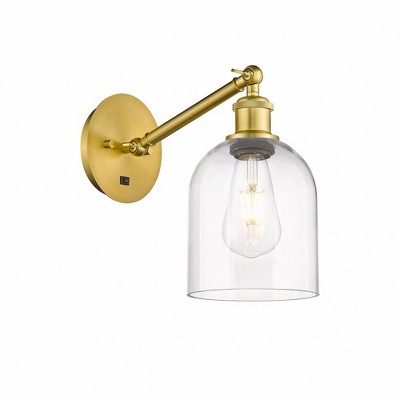 Bella - 1 Light Arm Adjusts Up and Down Wall Sconce In Industrial Style-9.5 Inches Tall and 5.5 Inches Wide