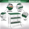 Galvanized Steel Nesting Box, 6-10 Hole Roll-Away Design w/ Ventilation - 4 of 4