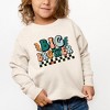 The Juniper Shop Big Brother Checkered Toddler Graphic Sweatshirt - 2 of 2