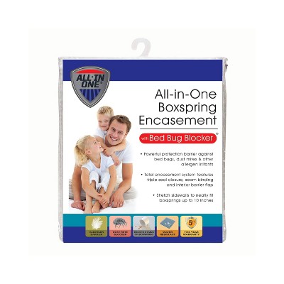 Twin All-In-One Mattress Protector Cover with Zippered Bed Bug Blocker -  All-In-One