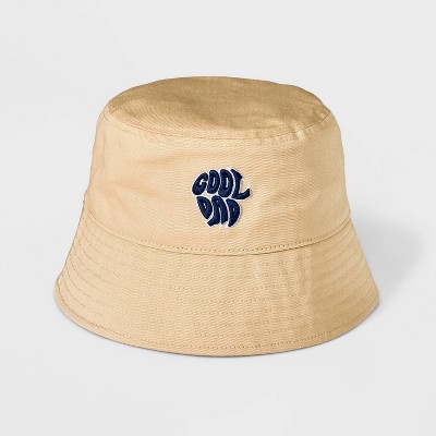 Men's Cool Dad Bucket Hat with 3D Embroidery - Goodfellow & Co™ Cream