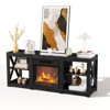 Karl Home TV Stands & Entertainment Centers  For Tvs Up To 70'' Farmhouse with 18'' Fireplace - 2 of 4