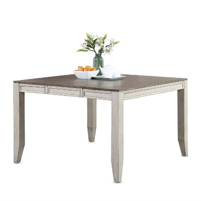 Abacus Smokey Alabaster and Honey 9-Piece Counter Dining Set