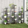 Tangkula 3 PCS Plant Stand Set 4+5+6-Tier Indoor Flower Stands Multi-Tiered Plant Shelves - 4 of 4