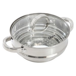 Oster Sangerfield 8 Inch Universal Stainless Steel Steamer with Lid - 1 of 4