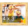 PosterPalooza | Photo Size Shabby Chic Yellow Frame - UV Acrylic, Foam Board Backing, Hanging Hardware - 2 of 4