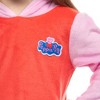 Peppa Pig Raglan Nightgown Toddler Girls' Hooded Fleece Pullover Pajama - 2 of 4
