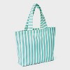 Canvas Beach Striped Tote Bag - Shade & Shore™ - 3 of 4
