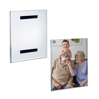 Clear Acrylic Magnetic Wall Sign Holder Frames 8" x 10" - 2-Pack