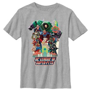 Boy's DC League of Super-Pets Character Collage Super Pack T-Shirt - 1 of 4