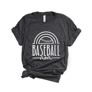 Simply Sage Market Women's Baseball Mom Arch Short Sleeve Graphic Tee - 1 of 3