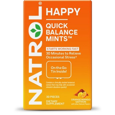 Natrol Quick Balance Mints - Happy - 30ct