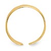 Black Bow Jewelry Flower And Butterfly Toe Ring in 14K Yellow Gold - 2 of 4
