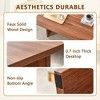 NicBex Natural Wood Grain Coffee Table with Triangular Support,Simple Tea Table,Center Table for Living Room - 4 of 4