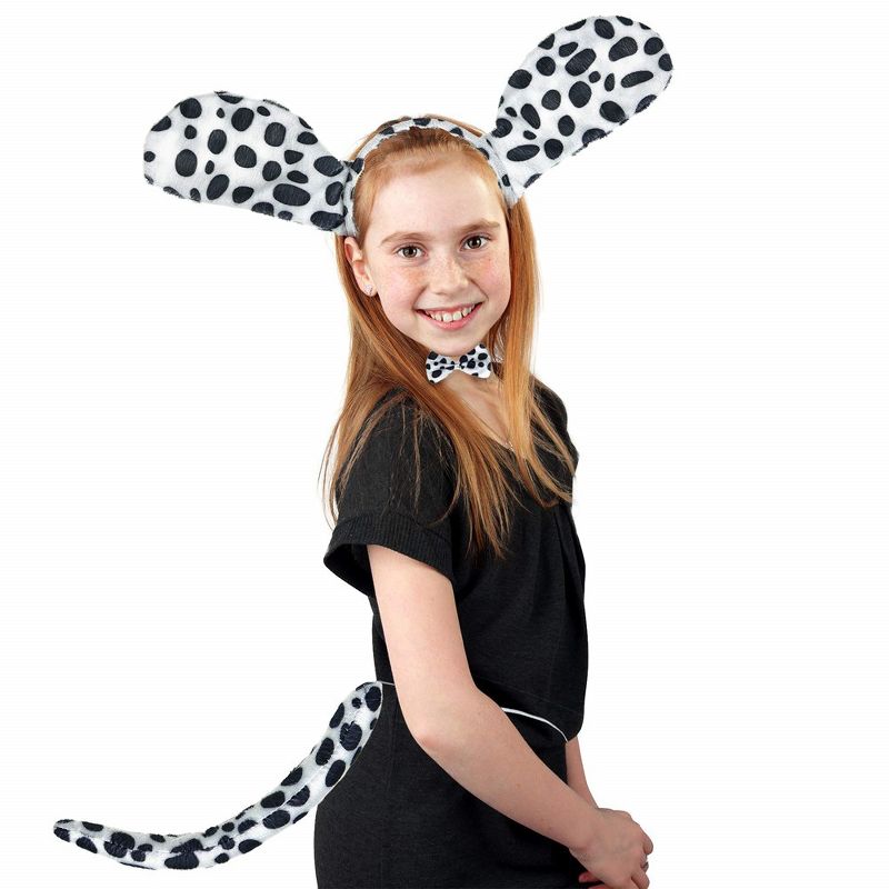 Skeleteen Childrens Dalmatian Dog Costume Set - Black and White, 4 of 7