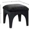 Meridian Furniture,Lawson Chenille Fabric Upholstered Ottoman - 4 of 4
