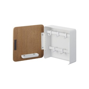 Yamazaki Home - Magnetic Key Cabinet - Steel + Wood - 1 of 4