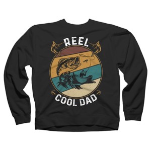 Adult Design By Humans Reel Cool Dad Fishing Boat Trip By KangThien Sweatshirt - 1 of 2