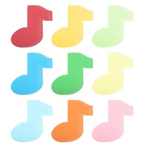 Unique Bargains Classroom DIY Crafts Projects Multicolored Decor Cutouts Paper 108 Pcs - 1 of 4