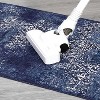 Washable Vintage Paisley Rug Non Slip Distressed Low Pile Carpet Stain Resistant Floor Mat for Bedroom Living Room Office - 2 of 4